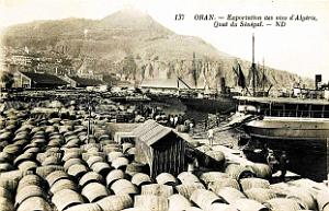 Oran - Quai du Senegal - Export des Vins